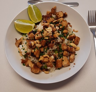 Bowl asiatique et riz cantonais végétaljpg