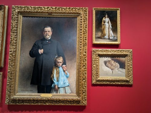 Léon Bonnat - portrait de Louis Pasteur et de sa petite-fille Camille Vallery-Radot